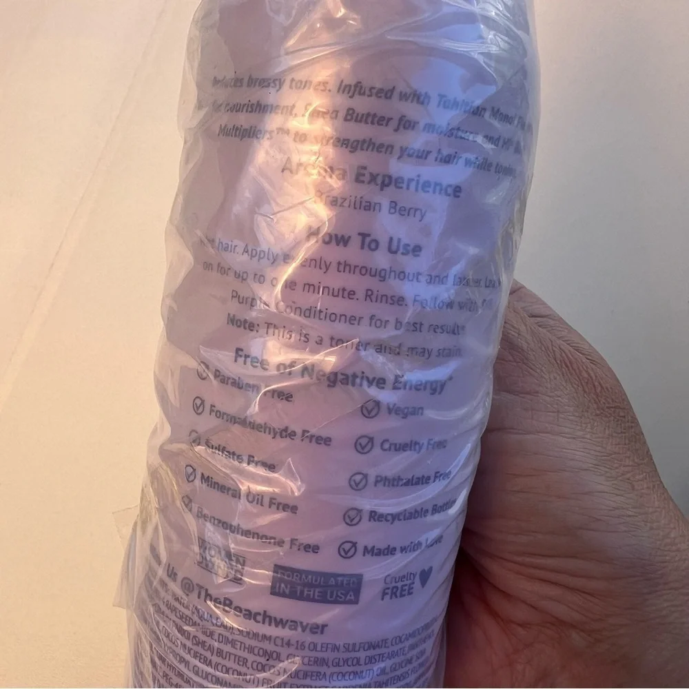 The Beachwaver Co. Haircare BRB Blonde Purple Shampoo - Full Size 12oz #NB4